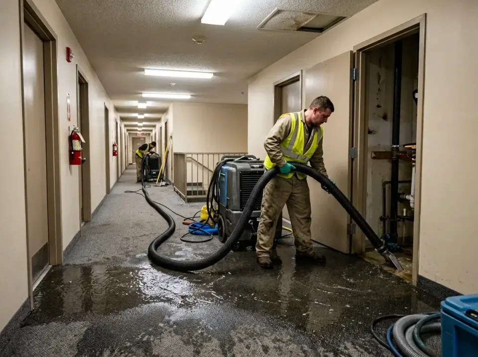 multi-unit-apartment-hallway-f-005 — frequently asked questions, Emergency Burst Pipe Water Extraction & Removal in Grand Fo…